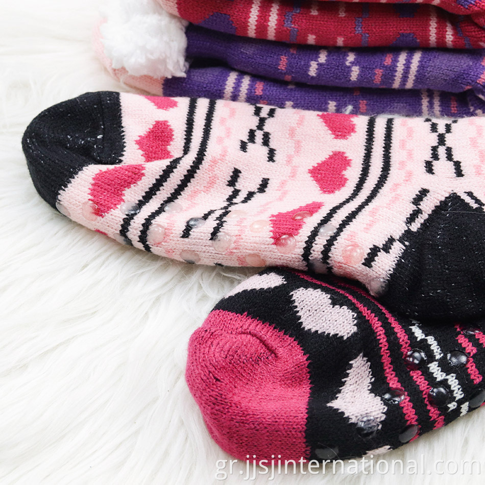 Lamb Fleece Plus Fleece Thick Warm Floor Socks